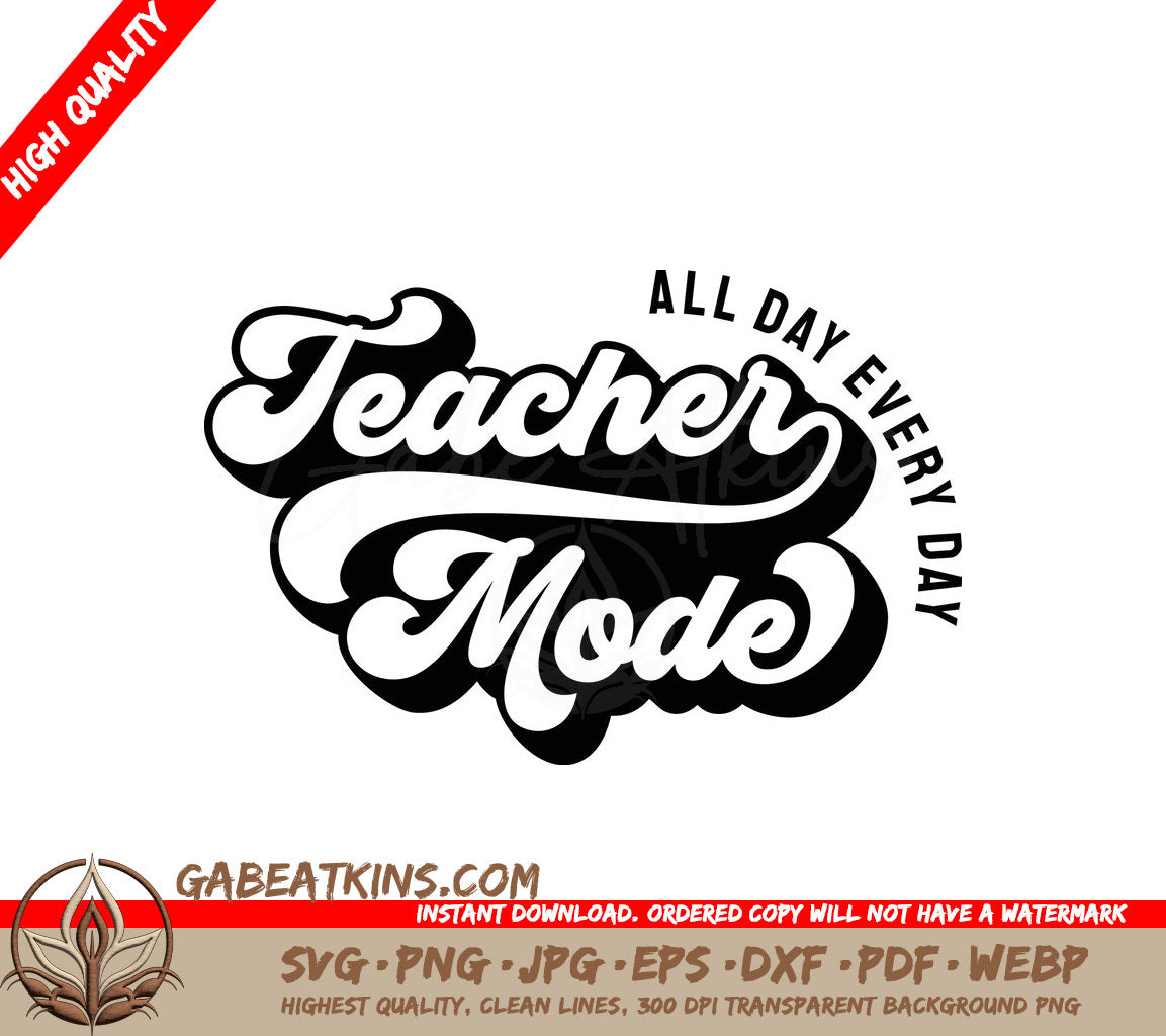 Teacher Mode SVG  SVG