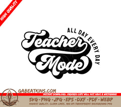 Teacher Mode SVG  SVG