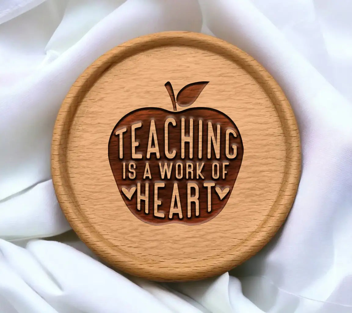 Teacher Heart SVG Design SVG