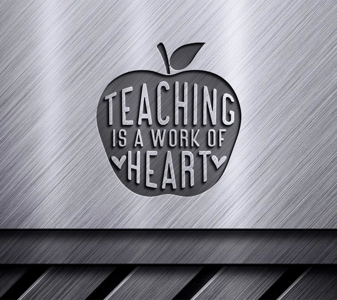 Teacher Heart SVG Design SVG