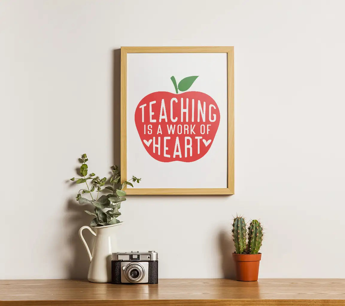 Teacher Heart SVG Design SVG