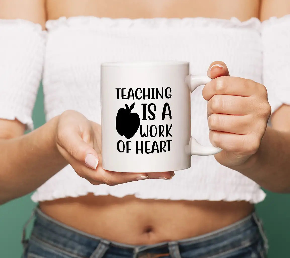 Teacher Heart SVG Poster SVG