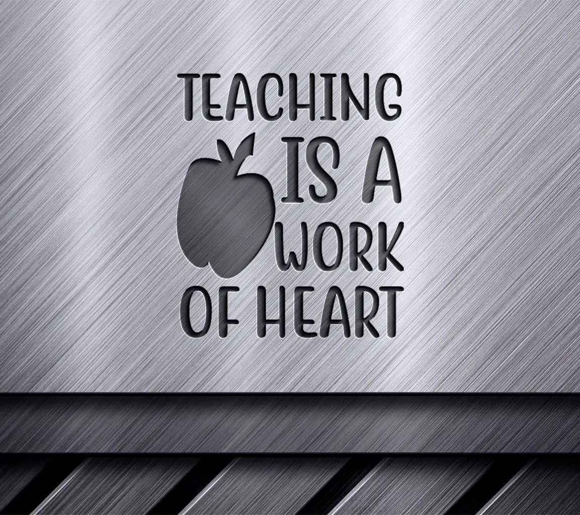 Teacher Heart SVG Poster SVG