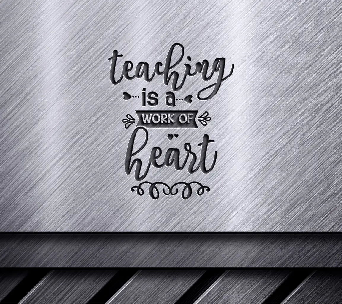 Teacher Heart SVG Poster SVG