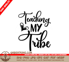 ## Teaching Is My Tribe  SVG SVG