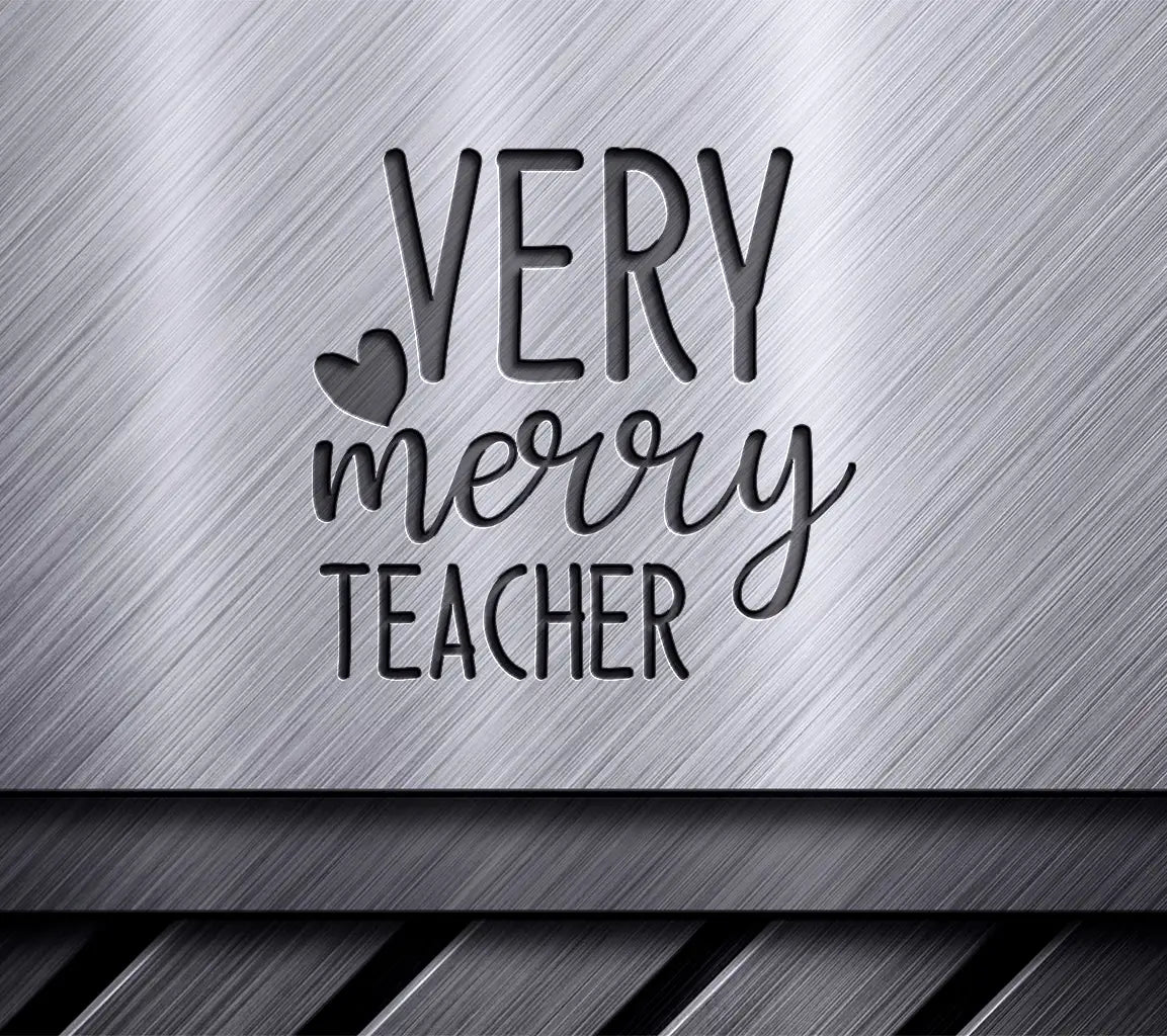  Merry Teacher SVG SVG