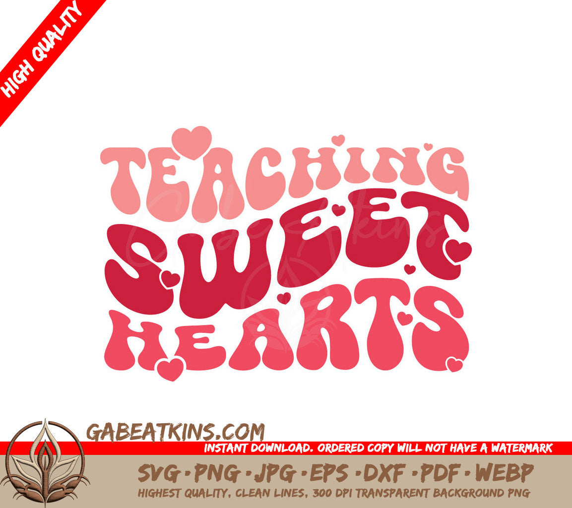 Teacher Valentine SVG Poster SVG