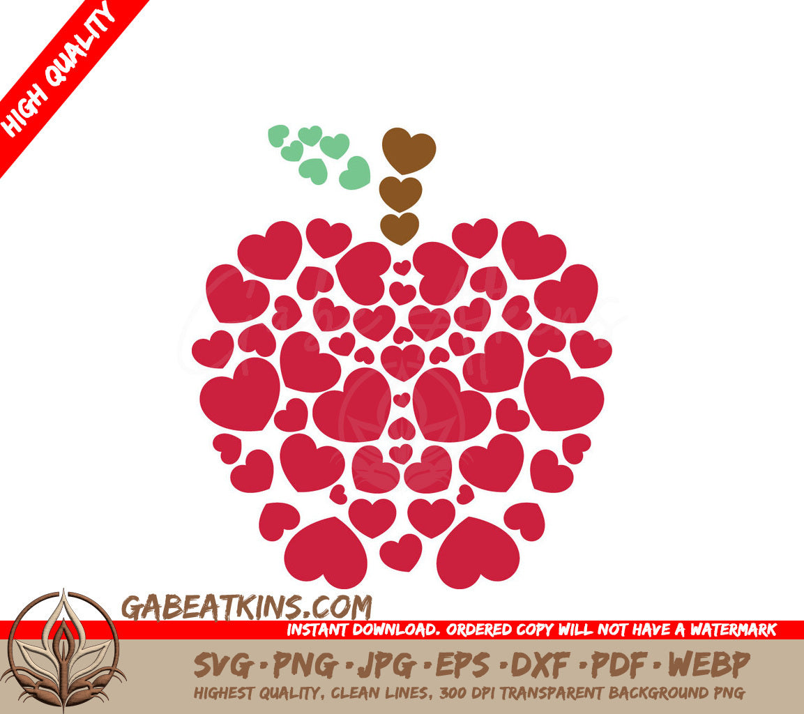 Heart Apple SVG Teacher  SVG