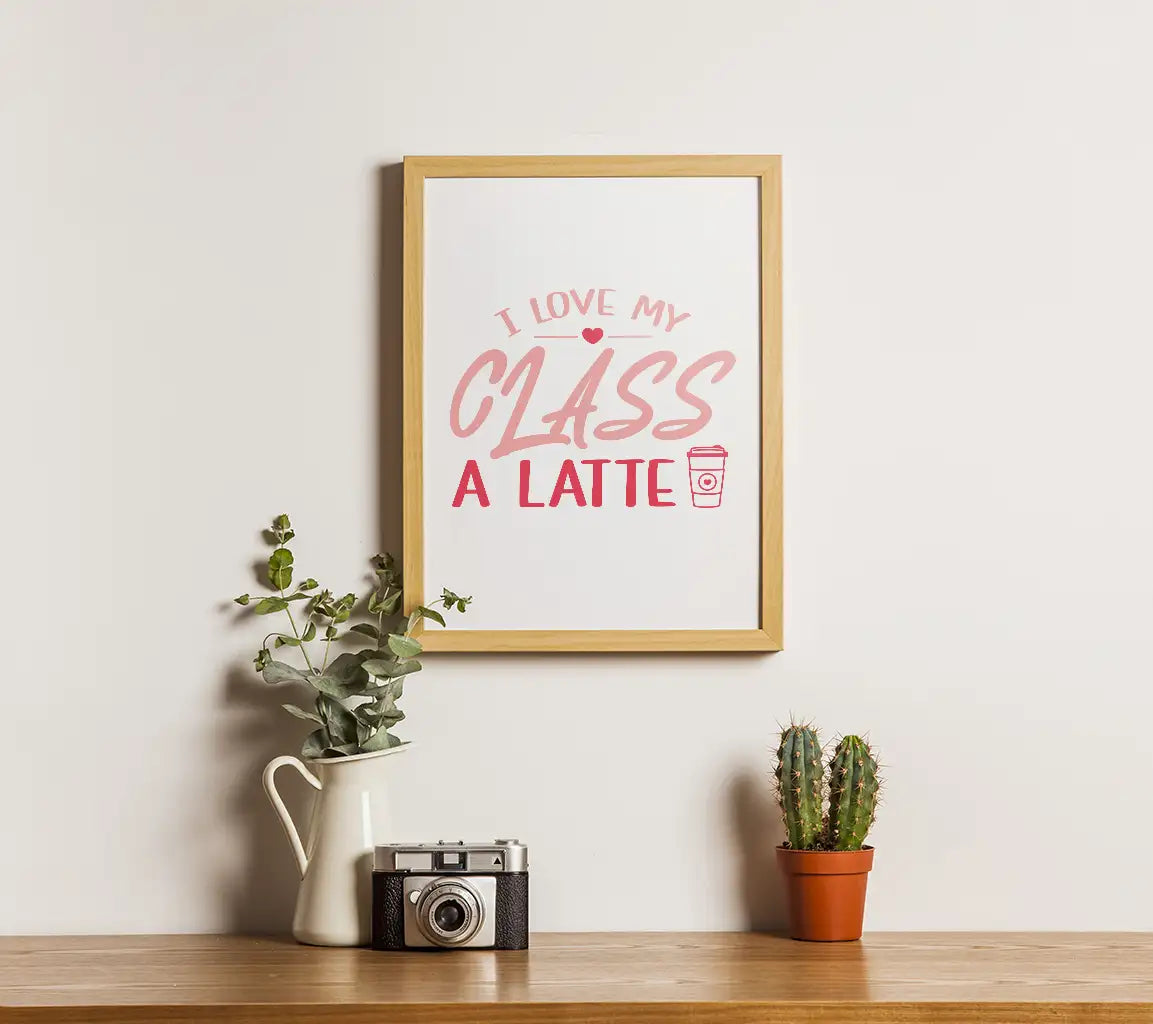 Teacher Valentine Latte SVG  SVG