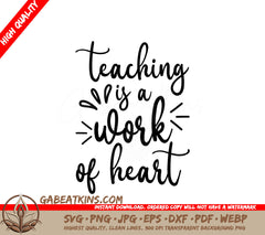 Teacher Heart SVG  SVG