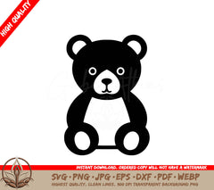 Teddy Delight Digital Design File - SVG, PNG, JPG, AI, PDF, DXF, EPS  WebP Formats 
