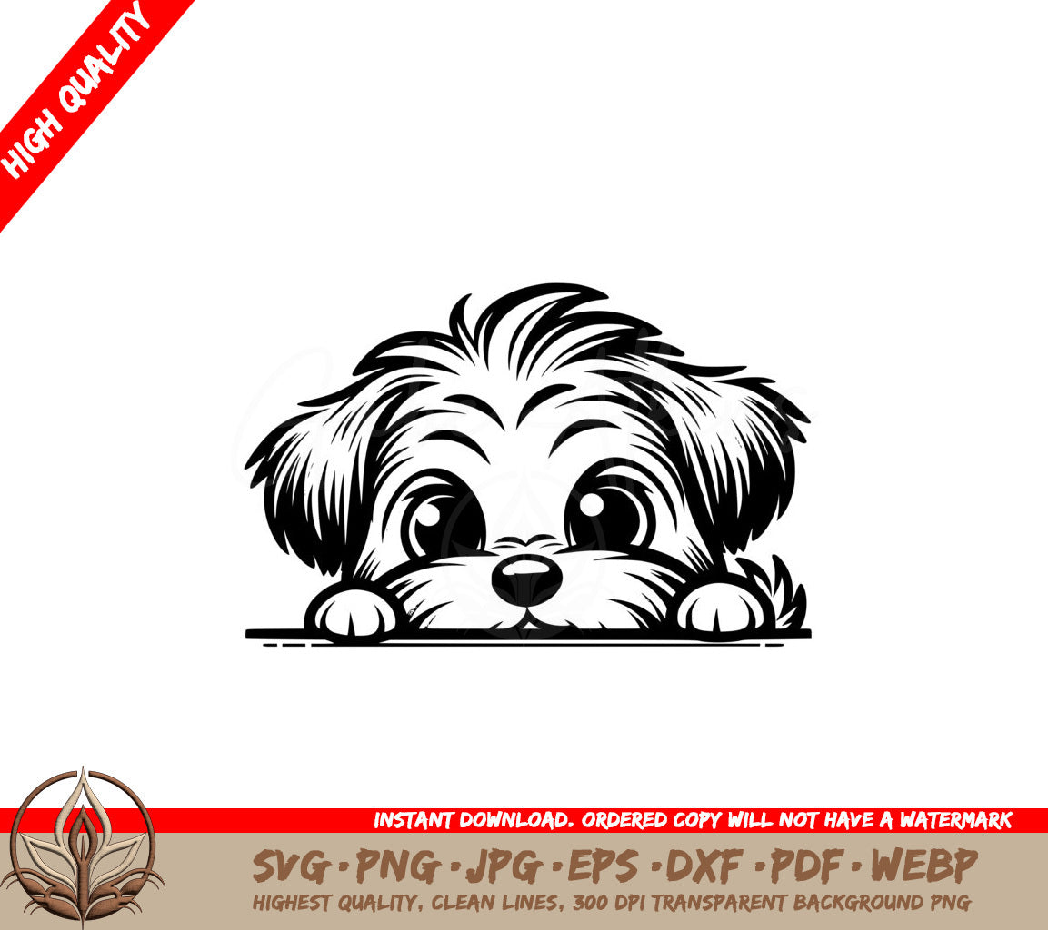 Tender Eyes Morkie SVG 
