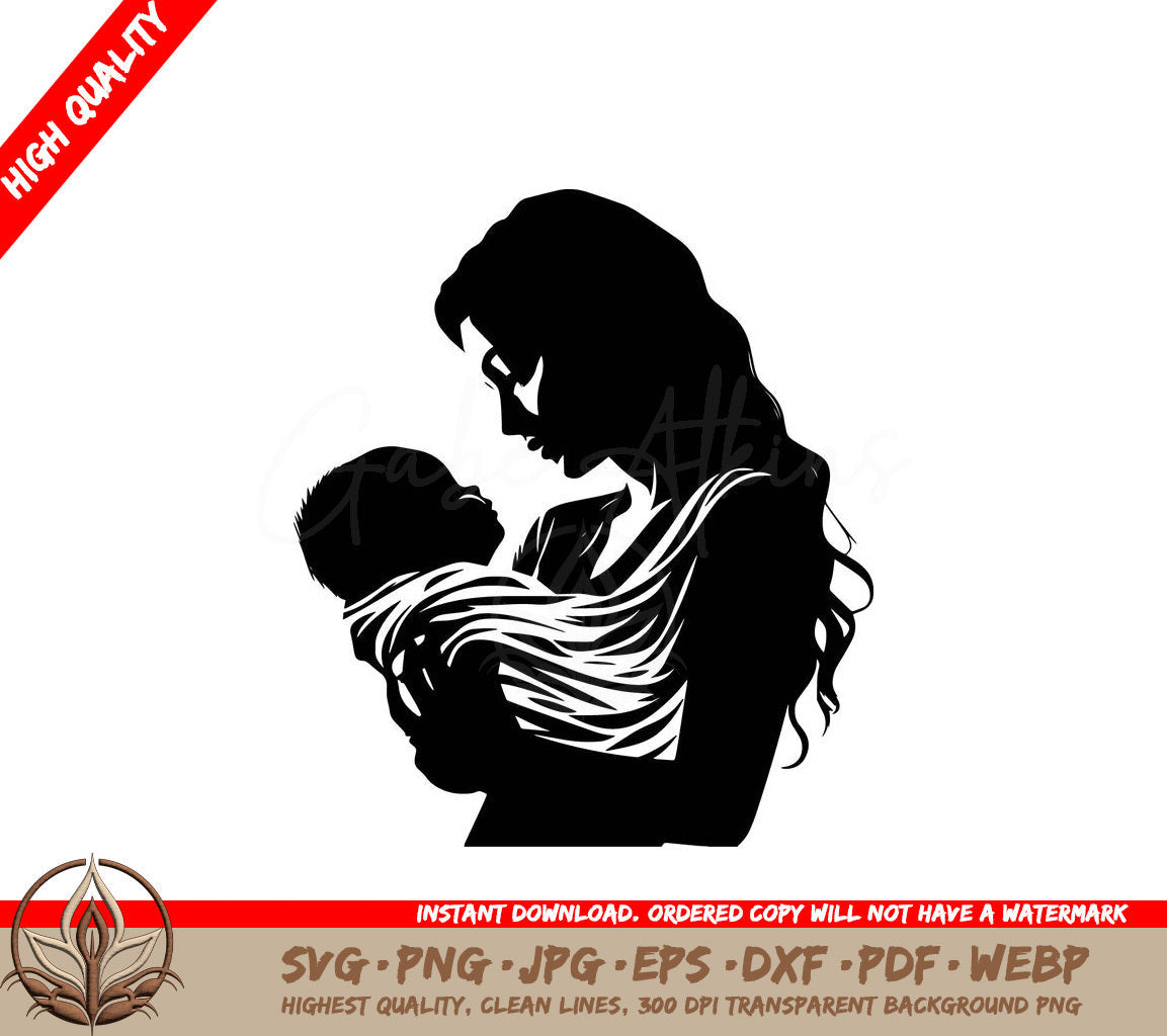 Tender Maternity Digital Design in Multiple File Formats (SVG, PNG, JPG, AI, PDF, DXF, EPS, WebP) 
