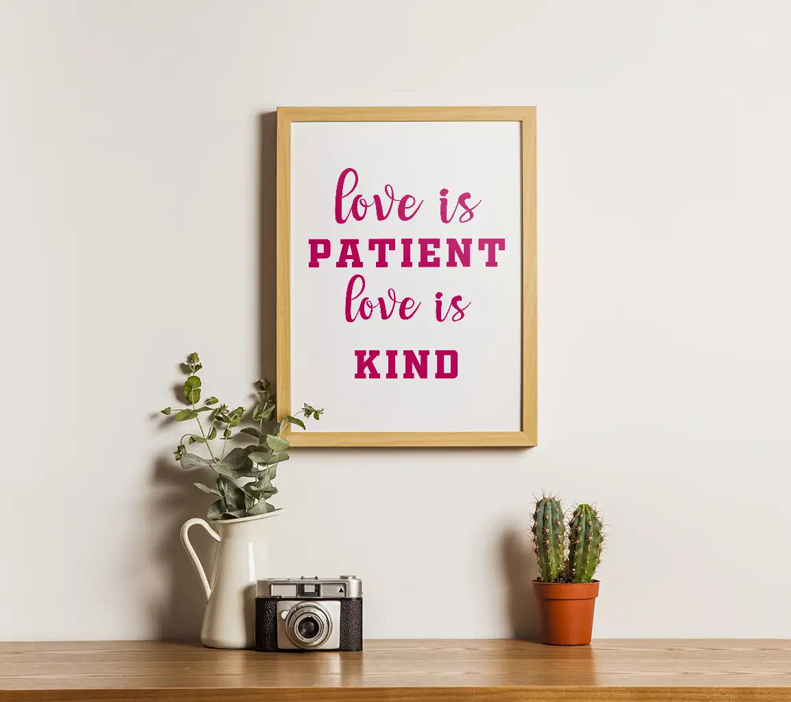 Love Is Patient SVG Design SVG