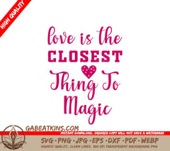 Love Magic SVG Design SVG