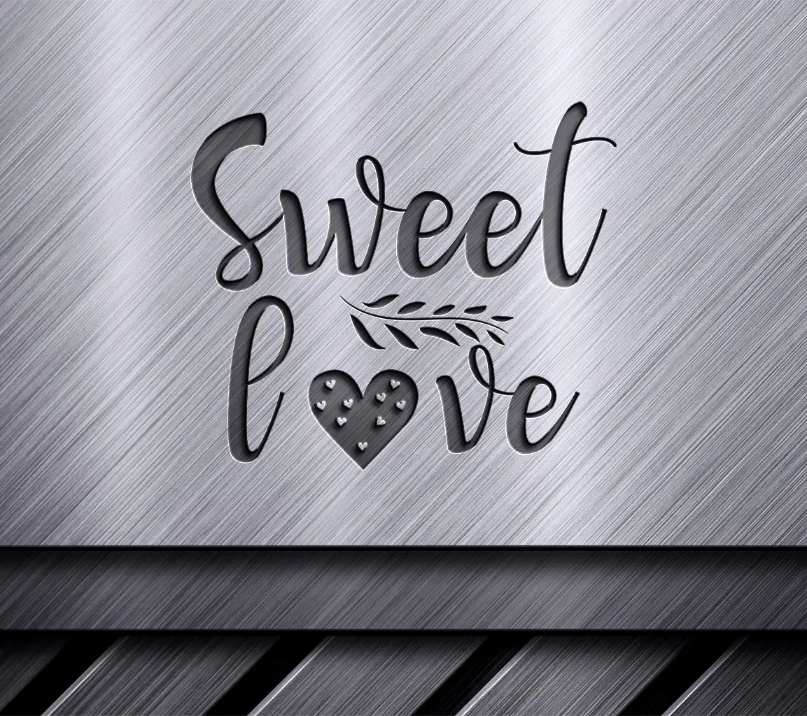 Pink Sweet Love Heart SVG SVG