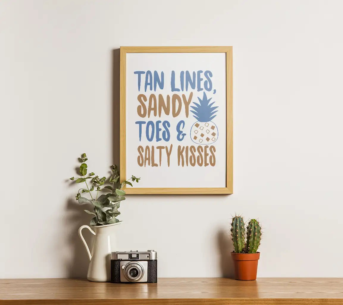 Tan Lines & Salty Kisses SVG SVG