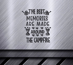 Campfire Memories SVG Poster SVG