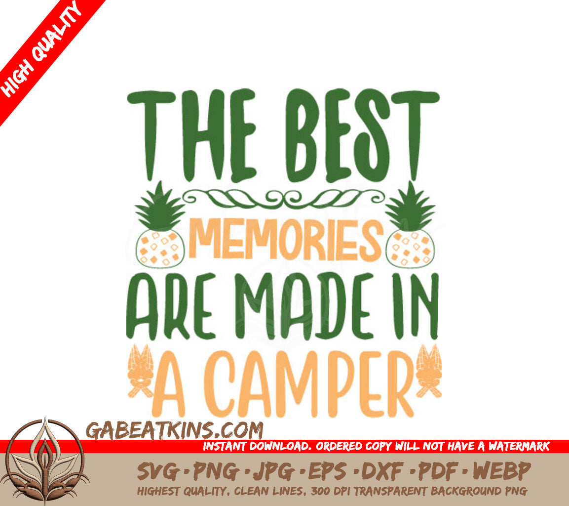 Camper SVG Best Memories SVG