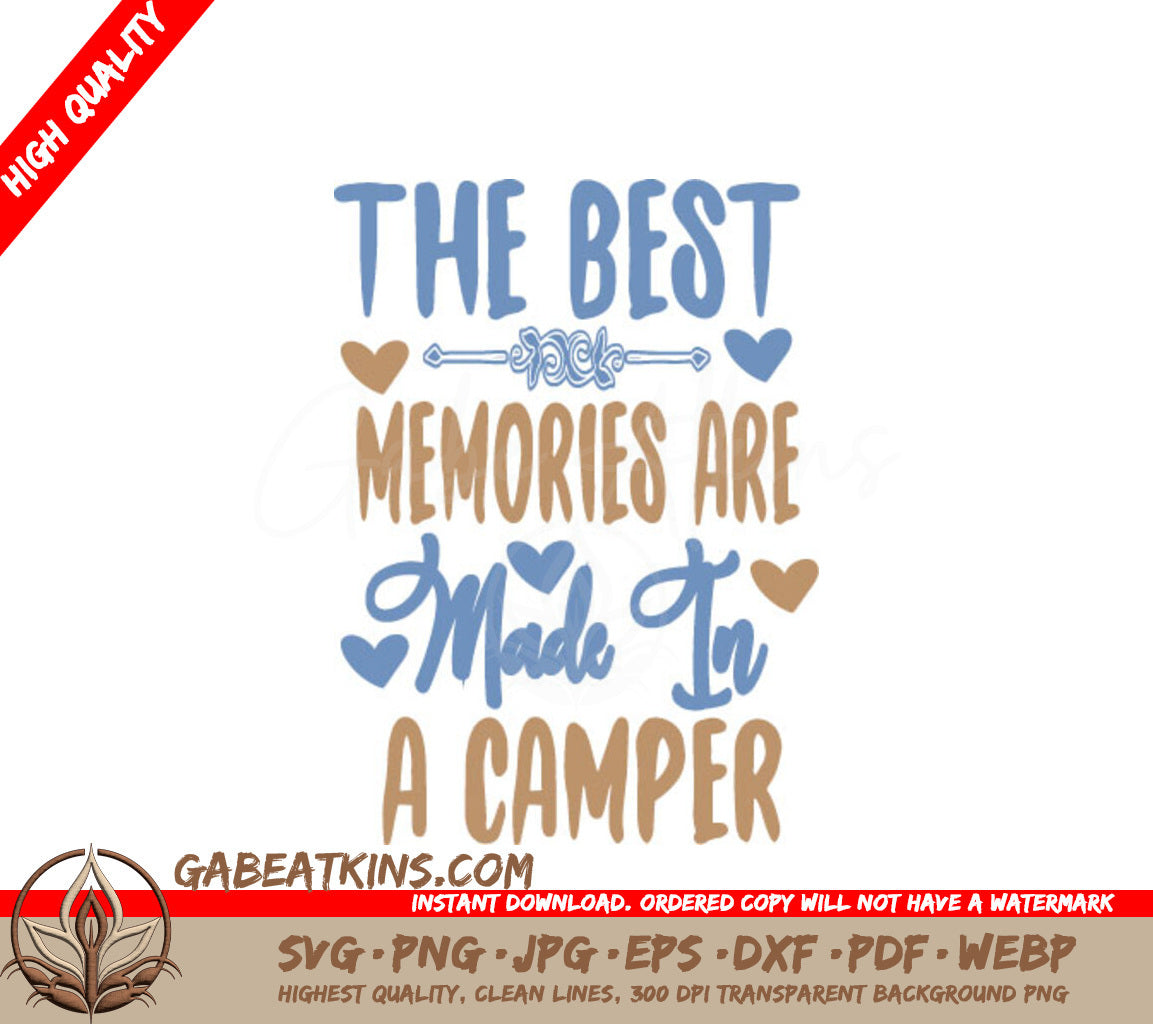 Camper Memories SVG Design SVG