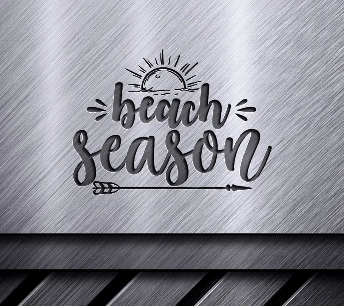 Beach Season SVG White Background SVG