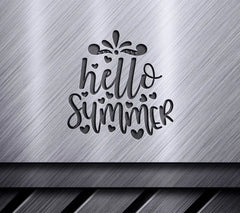 Hello Summer Hearts SVG SVG