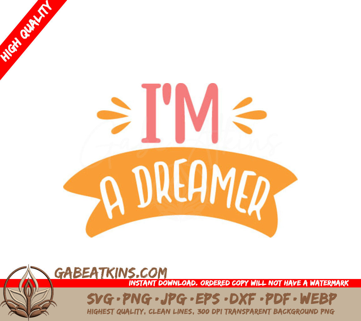 Dreamer SVG Design SVG