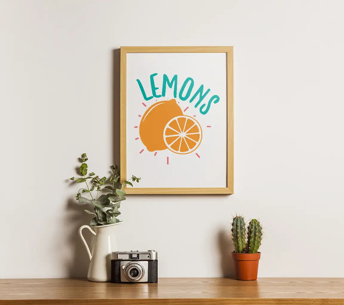 Lemon & Orange Slice SVG Design SVG