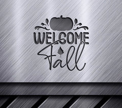 Welcome Fall Pumpkin SVG  SVG