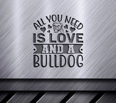 Bulldog Love SVG Design SVG