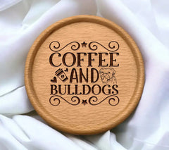 Coffee Bulldog SVG Design SVG