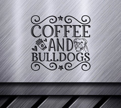 Coffee Bulldog SVG Design SVG