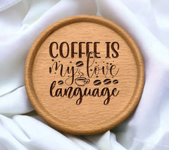 Coffee Love Language SVG Design SVG