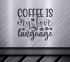 Coffee Love Language SVG Design SVG