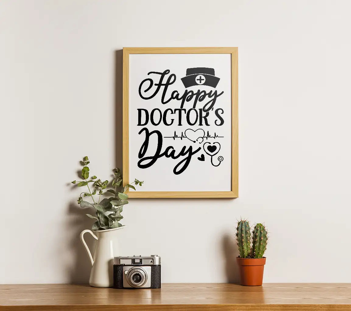 Happy Doctors Day SVG Design SVG