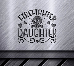 Firefighter Daughter SVG Design SVG