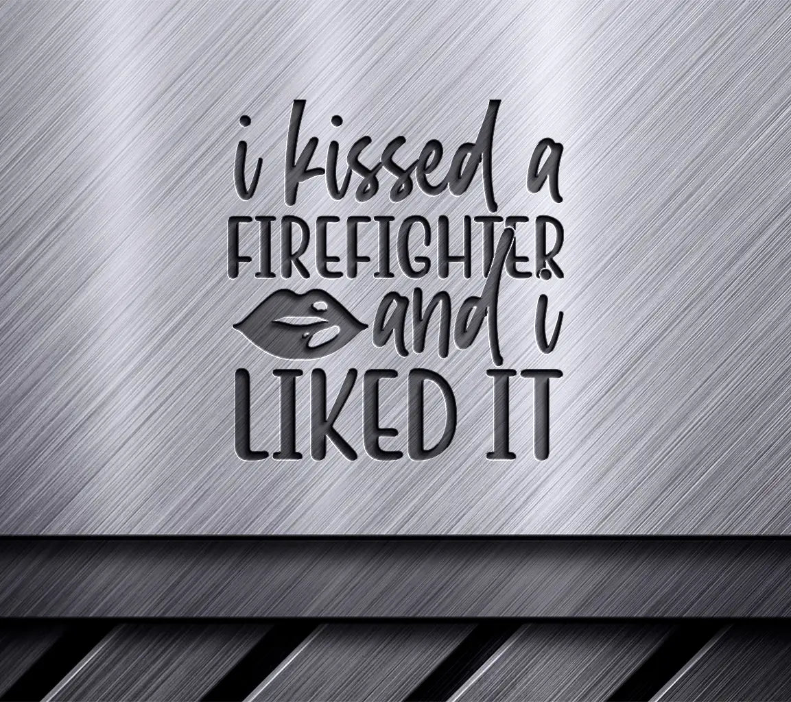 Firefighter Kiss SVG Design SVG