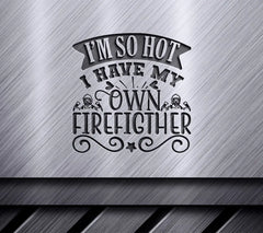 Hot Firefighter SVG Design SVG