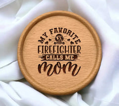 Firefighter Mom SVG Design SVG