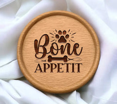 Bone Appetit Dog SVG Design SVG