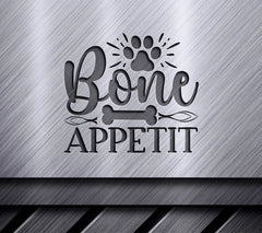 Bone Appetit Dog SVG Design SVG