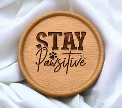 Stay Pawsitive  SVG SVG