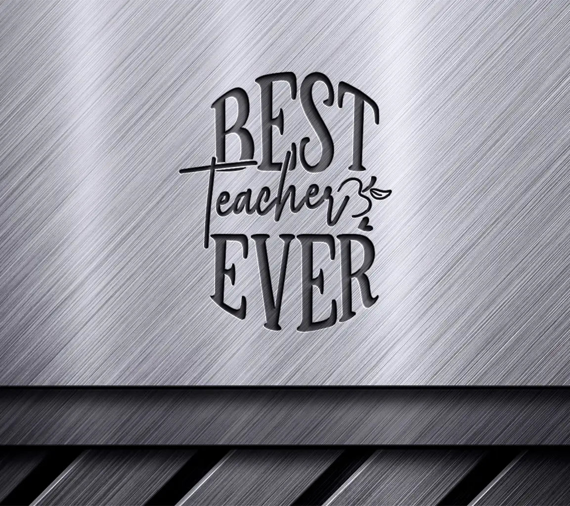 Best Teacher Ever SVG Keychain SVG