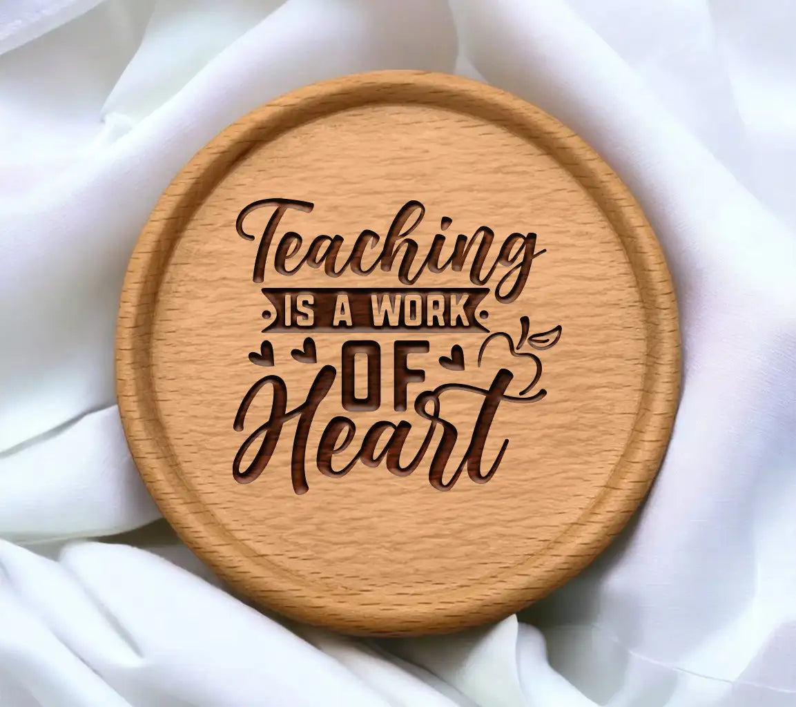 Teaching Is A Work Of Heart SVG SVG