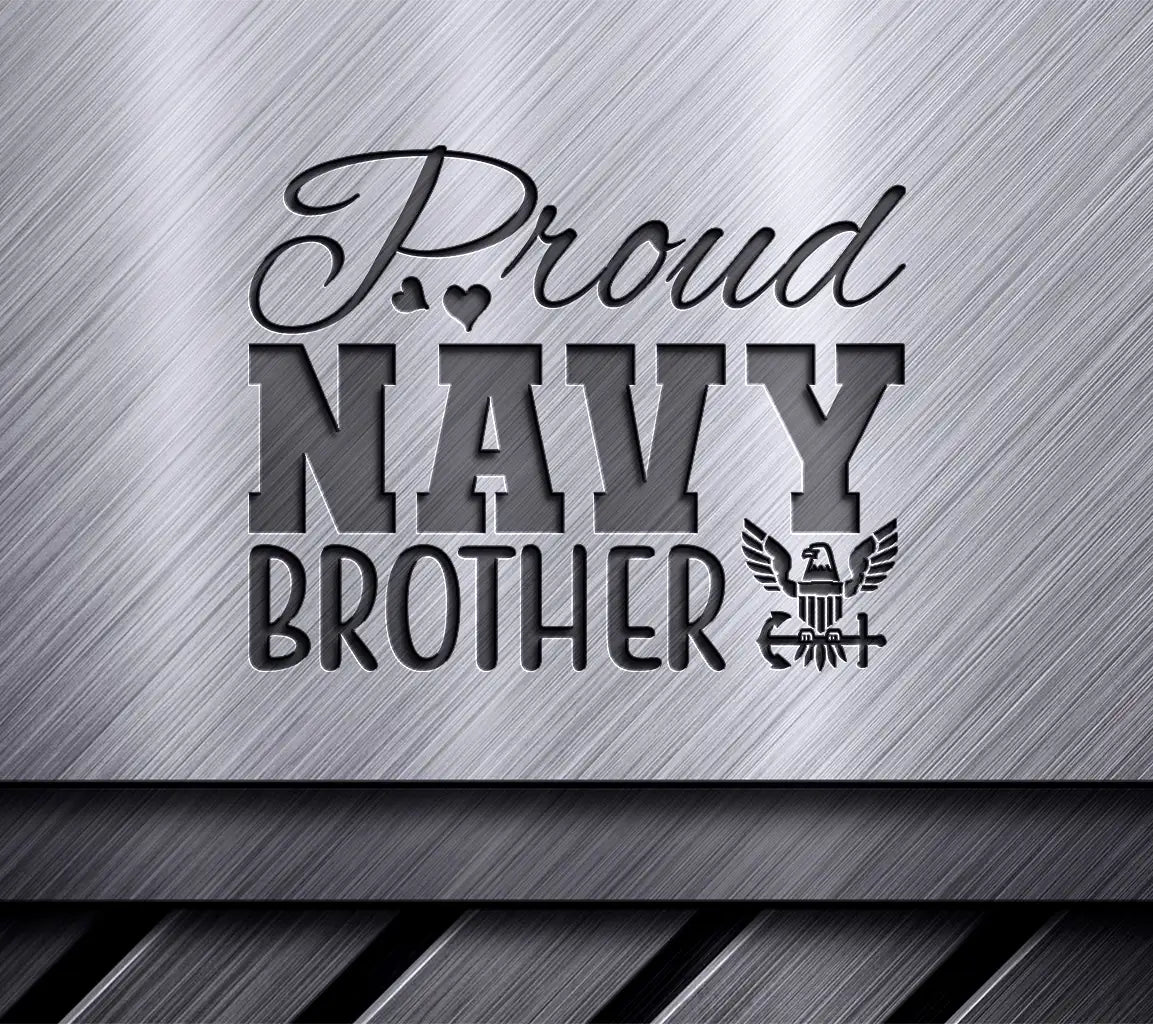 Proud Navy Brother SVG Design SVG