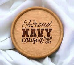 Proud Navy Cousin SVG Design SVG