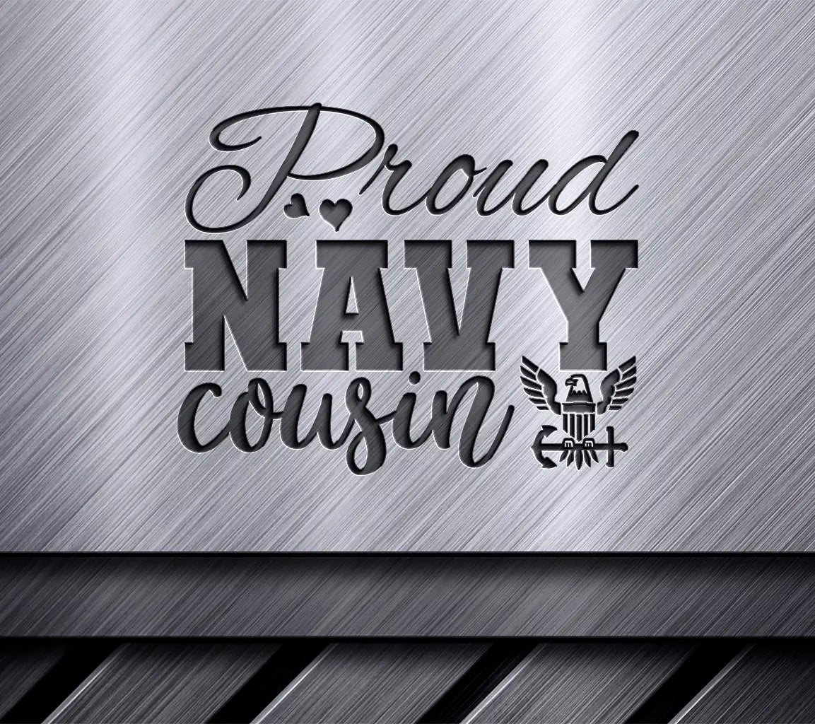 Proud Navy Cousin SVG Design SVG