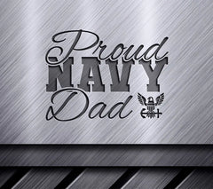 Proud Navy Dad SVG Design SVG