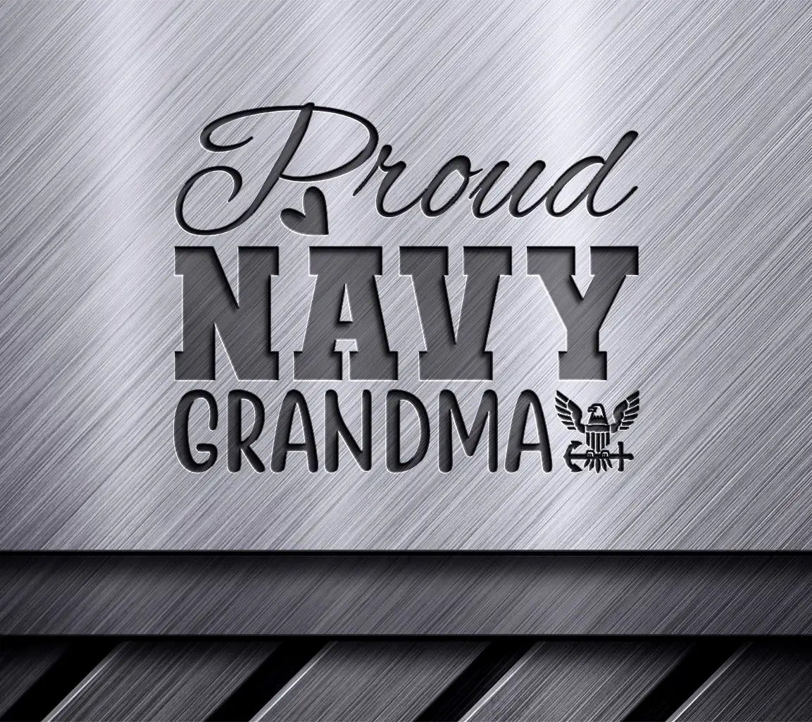 Proud Navy Grandma SVG Design SVG