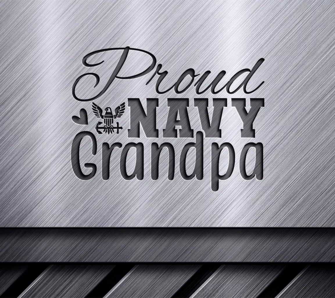 Proud Navy Grandpa SVG SVG